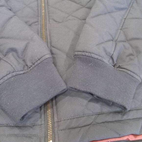 Levi's Jacket Mens LG Diamond Quilted Lightweight Navy Barn Trucker Work Jacket - Picture 14 of 14